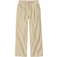 Patagonia Women's Point Reyes Canvas Wide Leg Pants Pantaloni tempo libero Donna (44, beige)