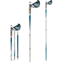 TSL Outdoor - Bastoncini trail - Trail A4 Cork Azur Sht in Alluminio - Taglia 110 cm - Blu