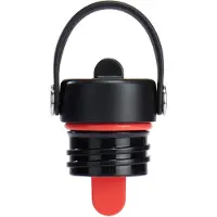 Hydroflask Standard Mouth Flex Straw Cap Tappo di chiusura (One Size, nero)