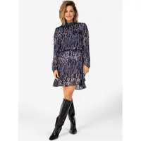 Ibana Dillia Leopard Blue Taglia: 38 | Abiti Mini Outlet | Donna | Blu