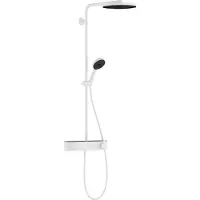 Hansgrohe Pulsify Système de douche 260 1 jet avec ShowerTablet Select 400, chromé, 000, 24220700, 24220700