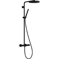Hansgrohe Pulsify S PURO Système de douche 260, 1jet, Ecostat Fine, douchette à main 1jet, 24222670, 24222670