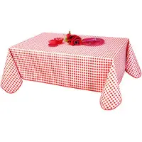 Habitable Tovaglia VICHY - ROUGE - 140X200 CM - Rosso - 140x200 cm