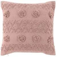 Douceur d'intérieur cuscini ALENIA - Rosa - 40x40 cm