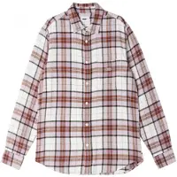 Obey Camicia Manica Lunga Uomo Vince Woven L/s Unbleached Multi