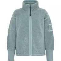 Didriksons Women's Mella Full-Zip 3 Giacca in pile Donna (40, turchese)