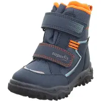 Superfit Boots da neve 'Husky' navy / blu chiaro / arancione
