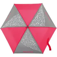 Step by step Ombrello grigio / rosa neon / bianco