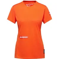 Mammut Women's Eiger Nordwand First Layer T-Shirt Maglia funzionale Donna (L, arancione/rosso)