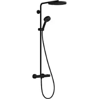 Hansgrohe Pulsify S PURO Système de douche 260, 1jet, Ecostat Fine, douchette à main 3jet, 24236670, 24236670