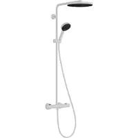 Hansgrohe Pulsify S PURO Système de douche 260, 1jet, Ecostat Fine, douchette à main 3jet, 24236700, 24236700