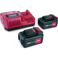 Flex P Akku-Pack Power 55 R Set Li-Ion 18V 5Ah Ladegerät Werkzeugakku Ersatzakku