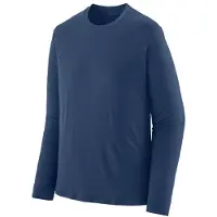 Patagonia L/S Cap Cool Merino Shirt Maglia merino Uomo (M, blu)