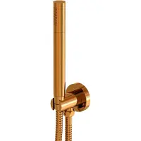 Steinberg Ensemble de douche à main Série 100 avec coude de raccordement intégré, douchette à main sur tige, 1001670RG, 1001670RG