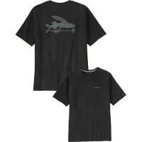 Patagonia Flying Fish Responsibili-Tee T-shirt Uomo (L, nero)