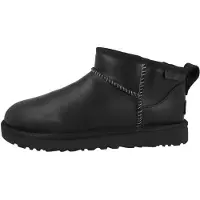 Ugg Stivaletti W CLASSIC ULTRA MINI LTHR donne - Nero - 40