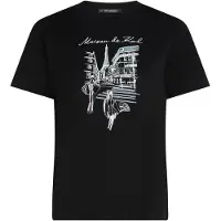 Karl Lagerfeld Paris Sketch Street T-shirt Black Taglia: M | Maglie Sportivi Outlet | Donna | Nero