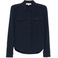 Michael Kors Fitted Army Shirt In Navy Taglia: XL | Magliette intime Outlet | Donna | Verde