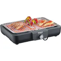 Severin Griglia da tavolo 8554 in acciaio inox