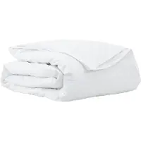 vidaXL piumino 2 in 1 bianco 200 x 200 cm piuma