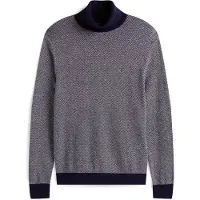 Tommy Hilfiger Pima Cotton Cashmere Herringbone Desert Sky/ivory Petal Taglia: S | Dolcevita Outlet | Uomo