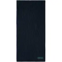 Calvin Klein Patch Chunky Rib Cotton Scarf Black Taglia: OS | Sciarpe Outlet | Uomo | Nero