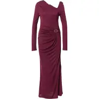 Twinset Abito longuette con drappeggio, colore bordeaux