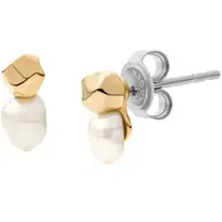 Skagen Orecchini Bottone Agnethe Vera Perla — Orecchini