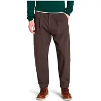 Timberland Claremont Herringbone Pleated Chino Pant Pantaloni tempo libero Uomo (38, marrone)