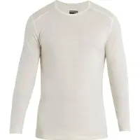 Icebreaker - Primo strato in lana merino - M Merino 200 Oasis LS Crewe Undyed per Uomo - Taglia L - Bianco