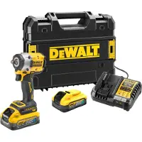 DeWalt Avvitatore a impulsi a batteria da 1/2'', 2 batterie da 5 Ah con cinghia DCF921P2LRT