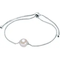 Valero Pearls Braccialetto argento / bianco perla