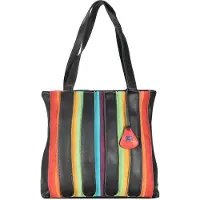 Mywalit Borsa a spalla Vera Pelle 30 cm nero