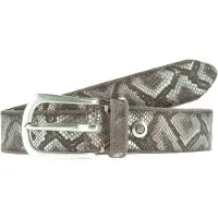 B.belt Cintura Vera Pelle 95 cm marrone