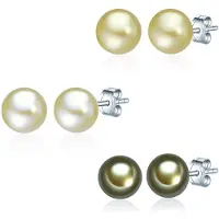 Valero Pearls Orecchini canna / verde pastello / argento