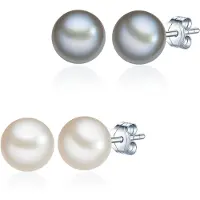Valero Pearls Orecchini argento / bianco