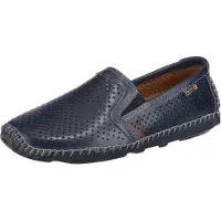 Pikolinos per uomo. 09Z-3100 Mocassini in pelle Jerez blu marino (44), Nessuno, Casual