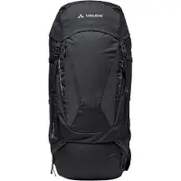 Vaude Asymmetric 52+8 Zaino da escursionismo nero