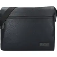 Jost Stockholm Cartella Messenger Vera Pelle 38 cm Vano porta PC nero