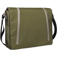 Leonhard heyden Helsinki Cartella Messenger 38 cm Vano porta PC verde