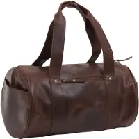 Buckle & Seam Franz Borsa da viaggio Weekender Vera Pelle 23 cm marrone