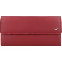 Golden Head Polo Portafoglio Protezione RFID Vera Pelle 19.5 cm rosso
