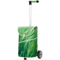 Andersen Shopper Trolley 'Unus' marrone / verde / bianco