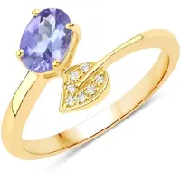 Rafaela Donata Anello giallo oro / blu violetto
