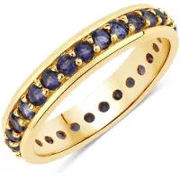 Rafaela Donata Anello giallo oro / blu violetto