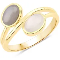 Rafaela Donata Anello crema / giallo oro / grigio
