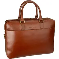 Bugatti Remo Valigetta Vera Pelle 40 cm Vano porta PC marrone