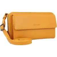 Esquire Peru Custodia per cellulare Vera Pelle 19 cm giallo