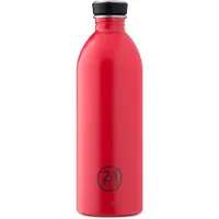 24Bottles Borraccia '1000 ml' rosso sangue / nero