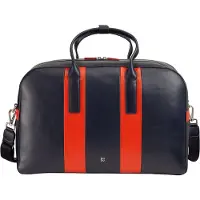 Dudu Toys Borsa da viaggio Weekender Vera Pelle 49 cm blu
